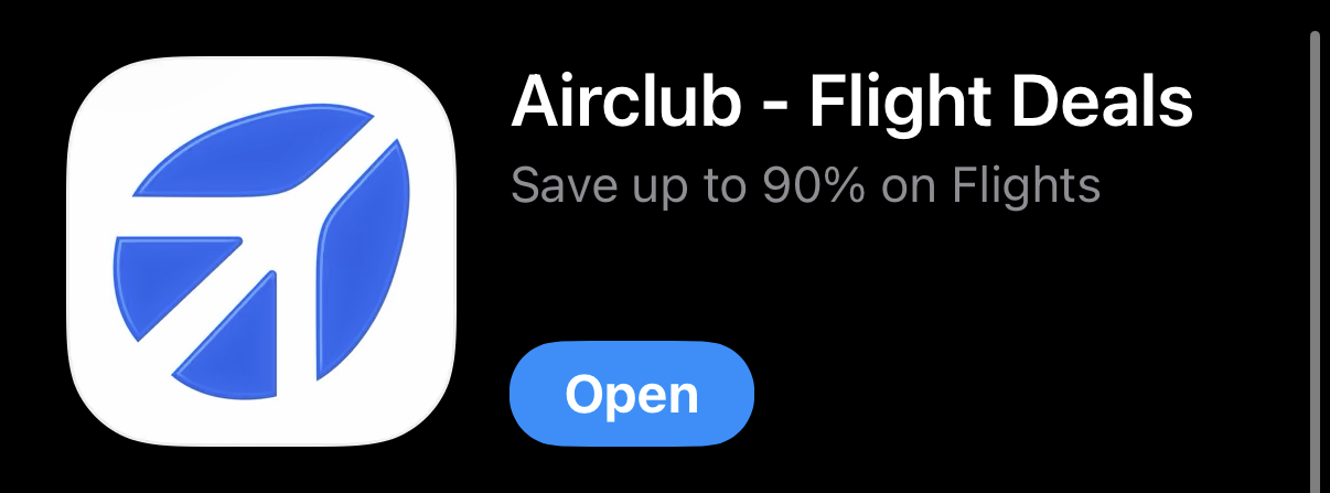 Airclub — Flight Deals app on the App Store