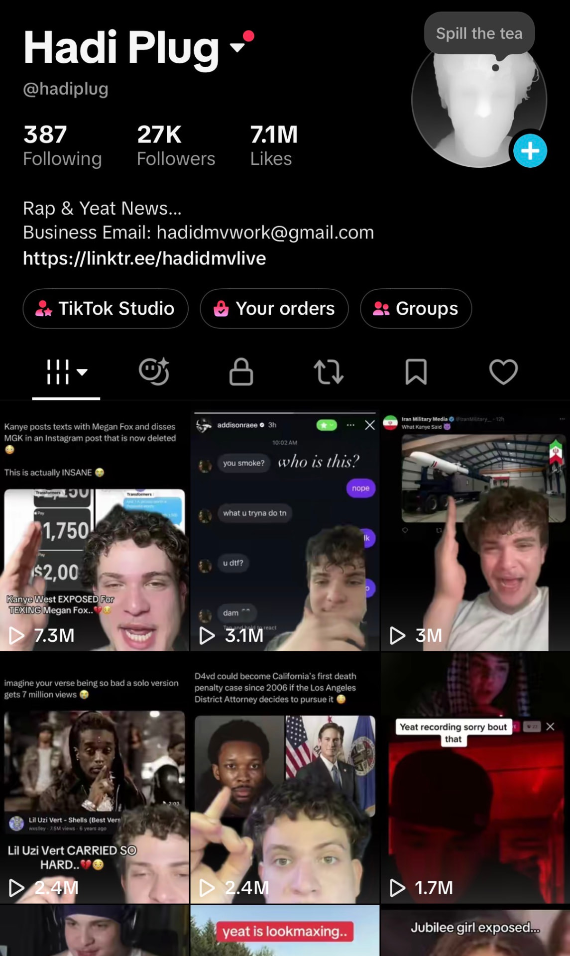 @hadiplug TikTok profile